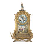 CLOCK IN BRONZE FRANCE 19TH CENTURY