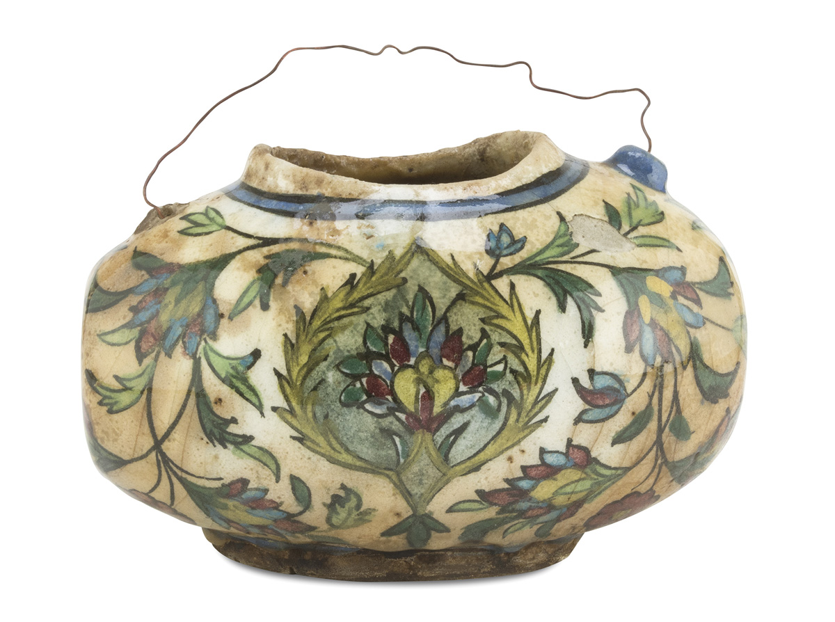 CERAMIC VASE GLAZED TURKEY EARLY 20TH CENTURY