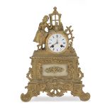 SMALL TABLE CLOCK LATE 19TH CENTURY