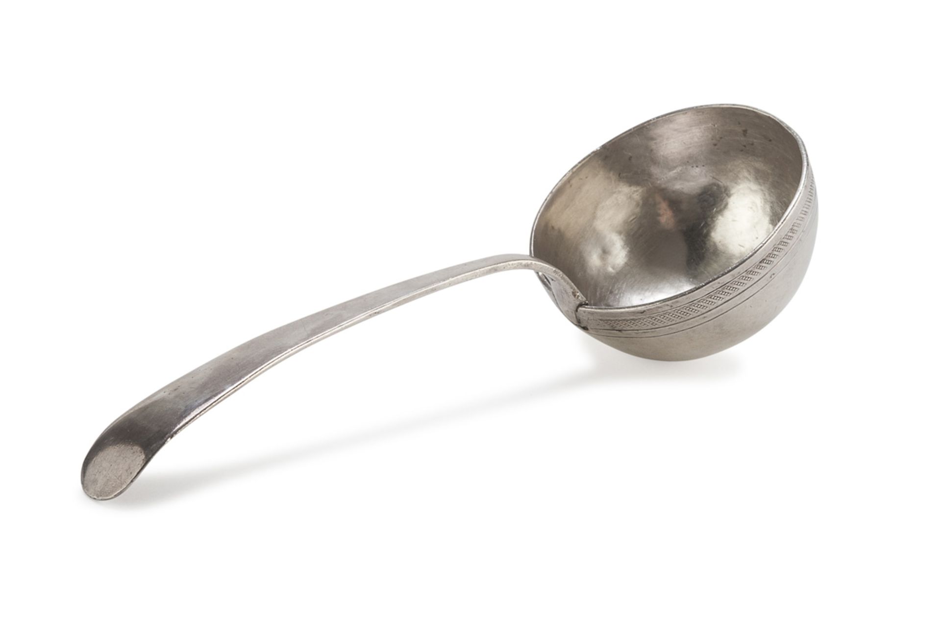 SMALL LADLE IN SILVER PUNCH NAPLES 1832/1872