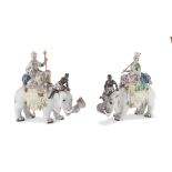 A BEAUTIFUL PAIR OF PORCELAIN GROUPS MEISSEN EARLY 20TH CENTURY