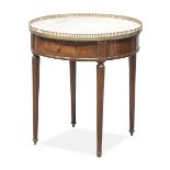 ROUND TABLE IN MAHOGANY FRANCE END OF THE LUIGI XVI PERIOD
