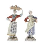 Pair of Porcelain groups MEISSEN 19TH CENTURY