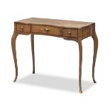 MODEL OF WRITING DESK IN WOOD DYED TO WALNUT LATE 19TH CENTURY
