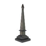 MODEL OF OBELISK IN BLACK MARBLE 19TH CENTURY