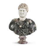 SMALL BUST OF ROMAN EMPEROR LATE 19TH CENTURY