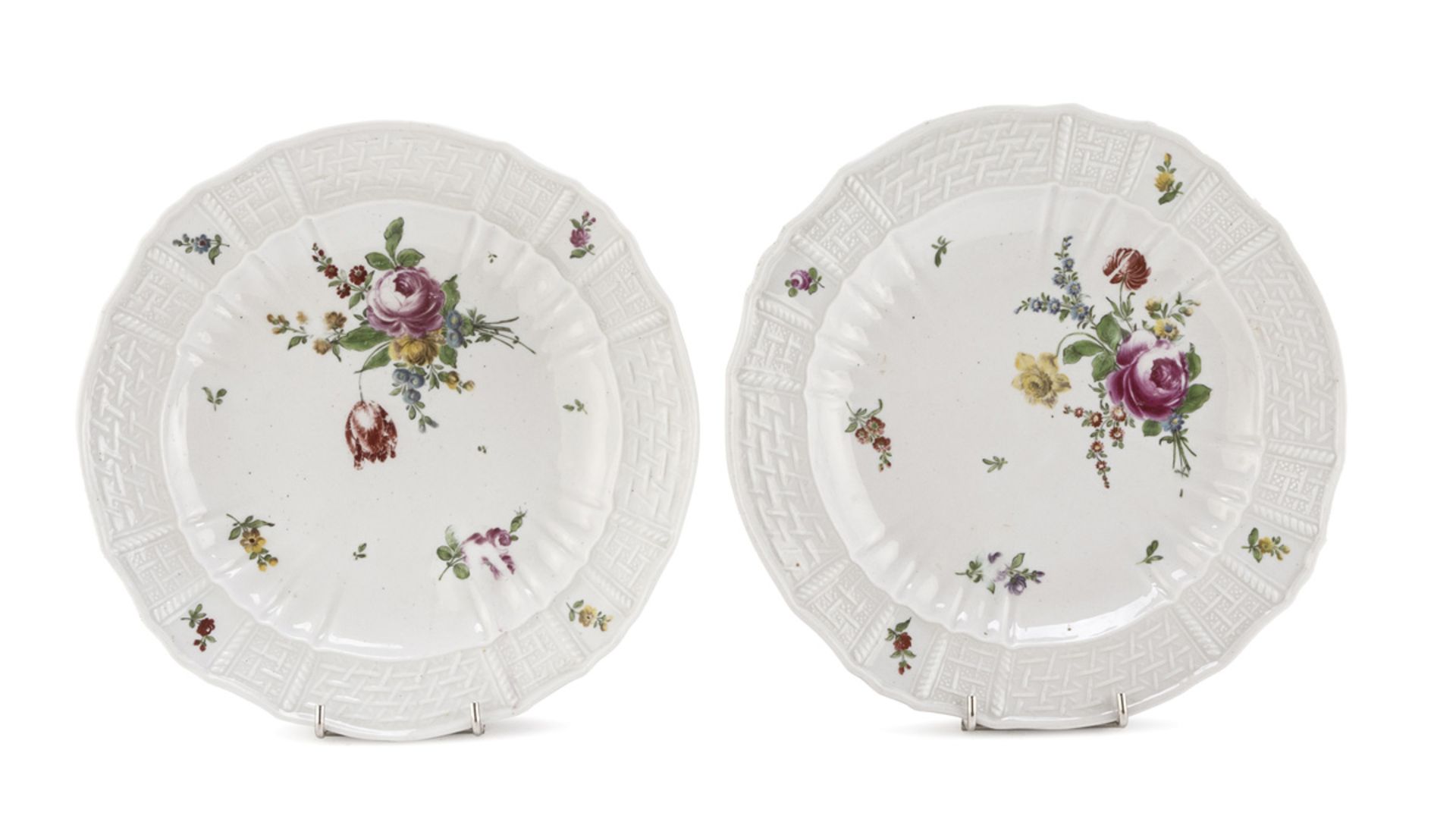 PAIR OF PORCELAIN DISHES DOCCIA GINORI EARLY 20TH CENTURY