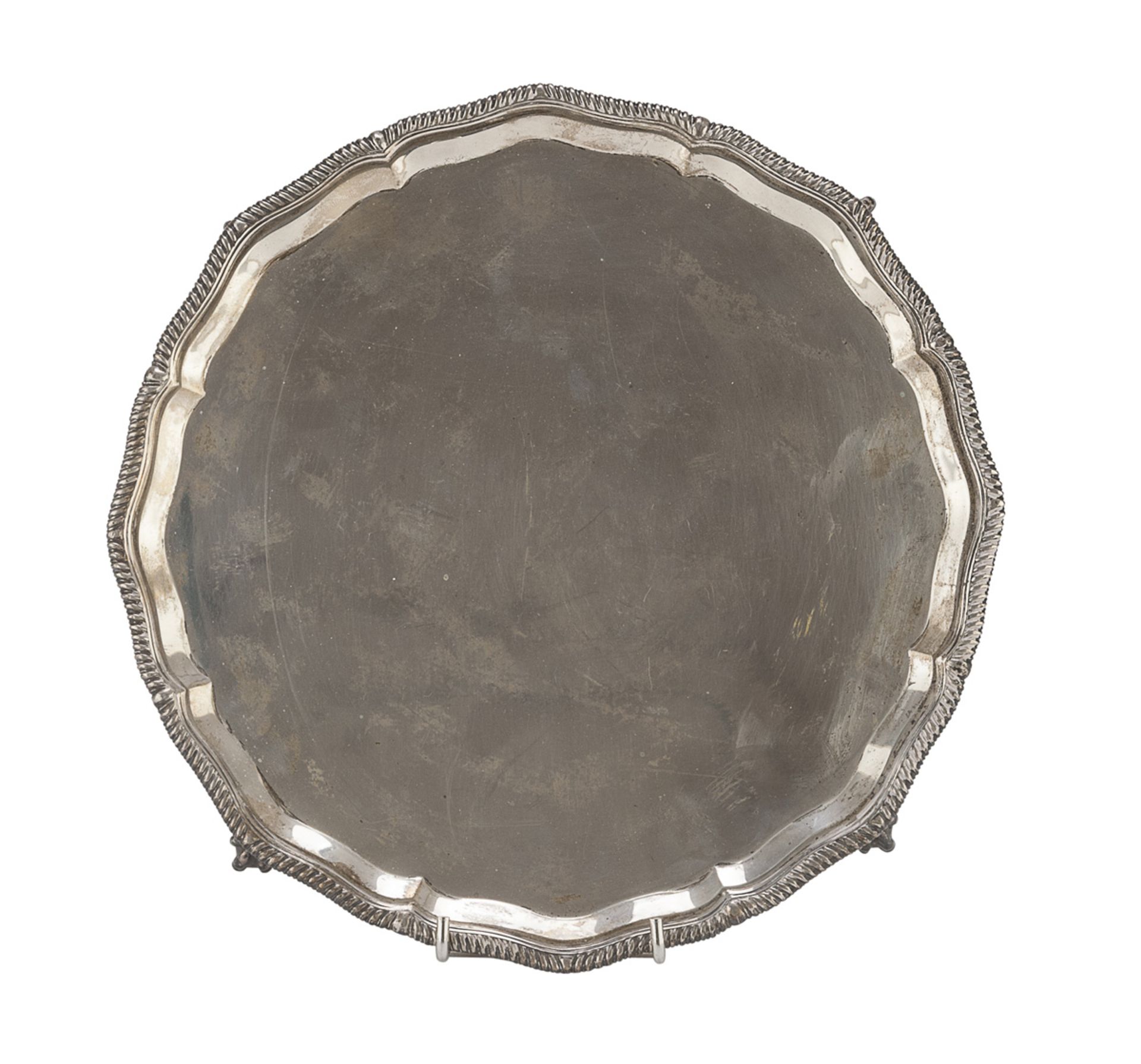 SALVER IN SILVER - PUNCH SHEFFIELD 1920