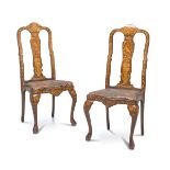 A PAIR OF CHAIRS IN BRIGHT MAHOGANY - HOLLAND 18TH CENTURY