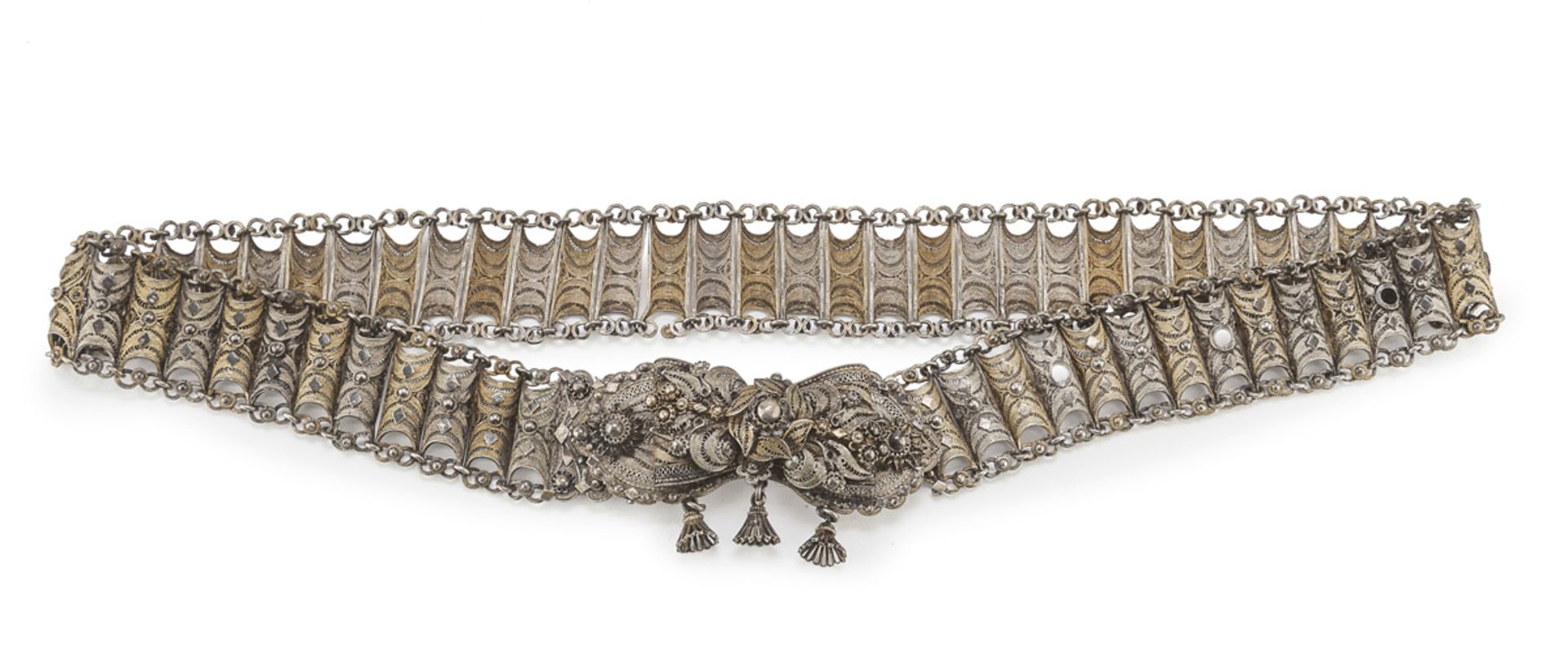 BELT IN SILVER - LATE 19TH CENTURY