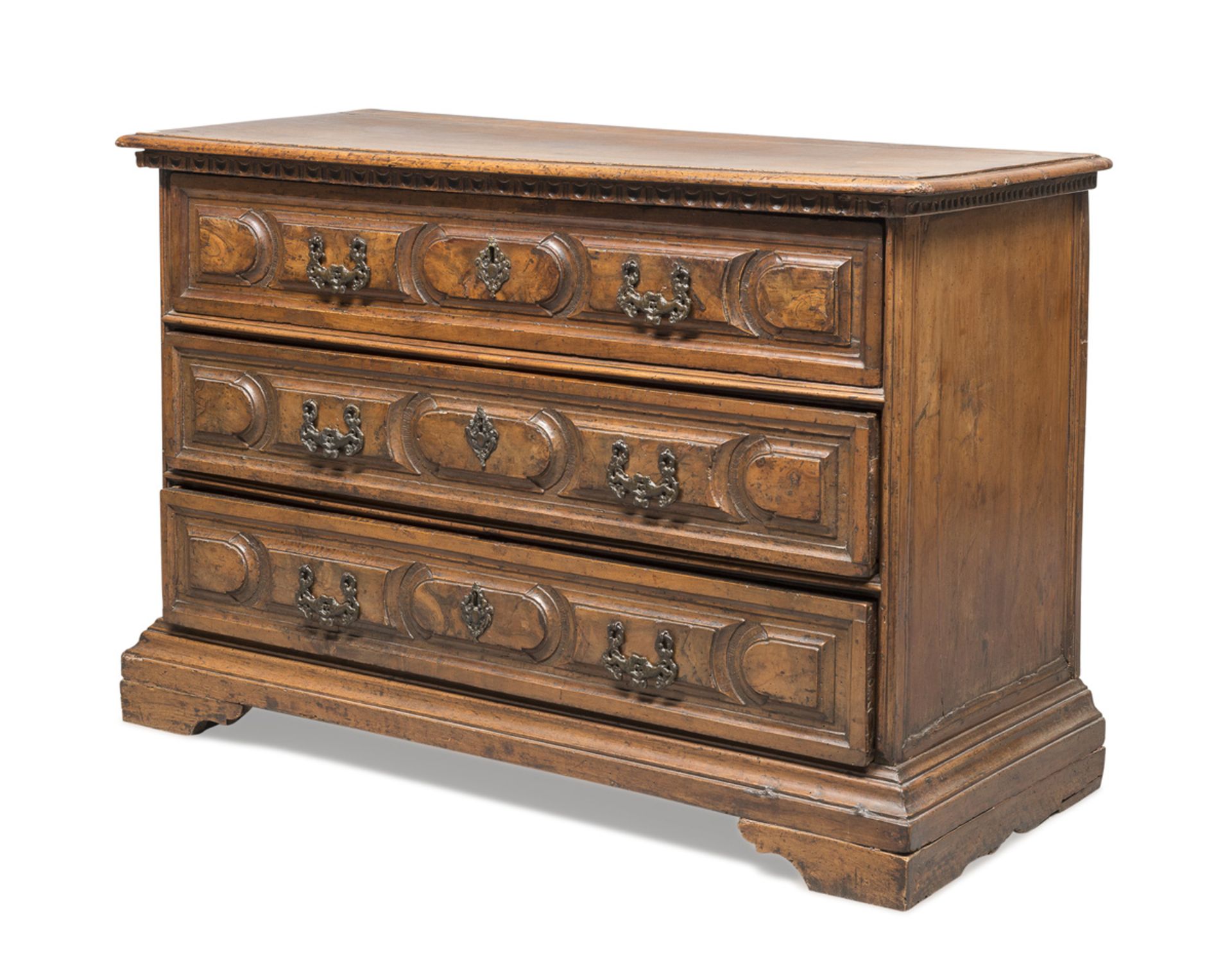 Beautiful Tallboy In Walnut and briar walnut - VENETO 18TH CENTURY