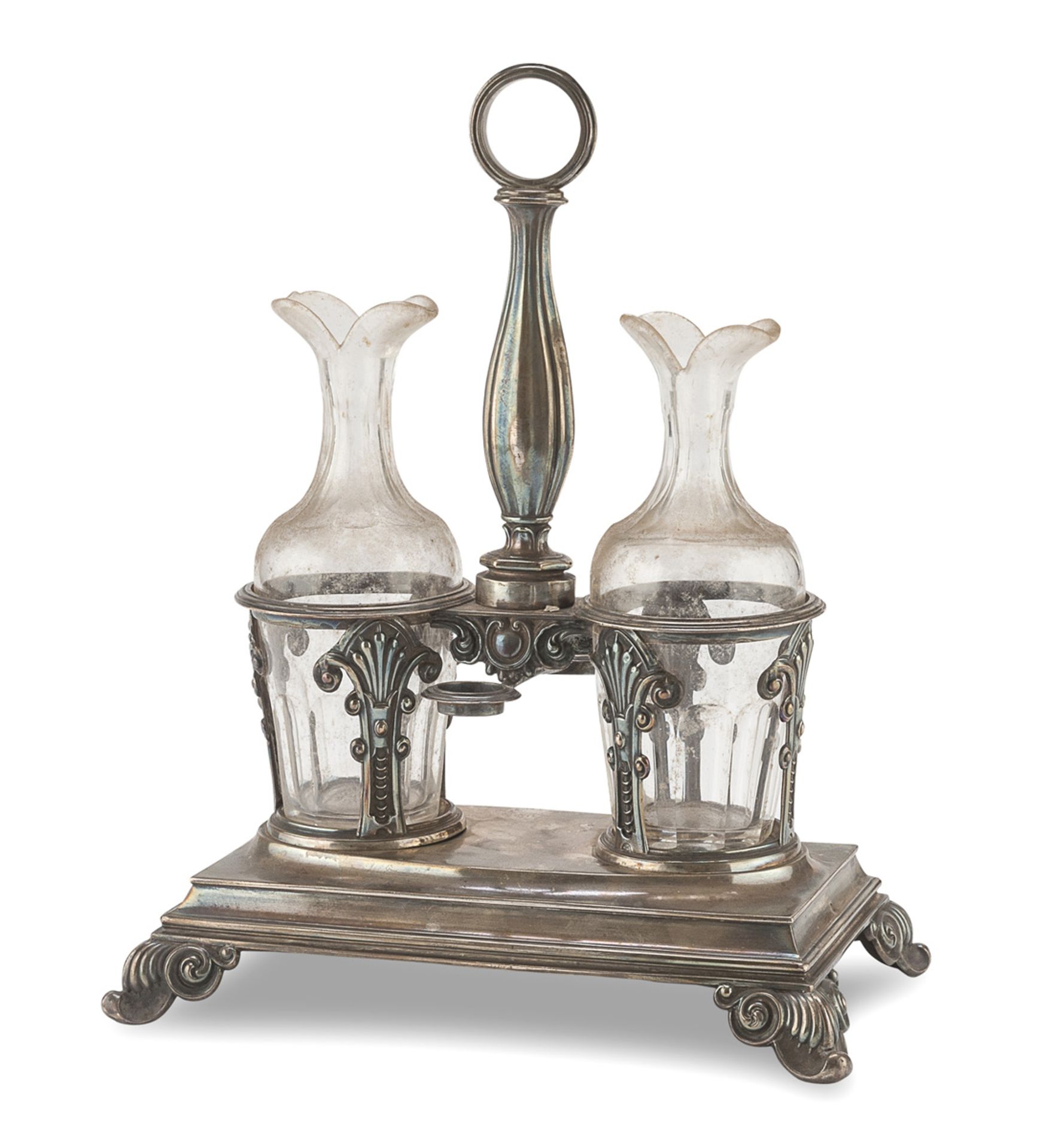 SILVER OIL-CRUET - FRANCE POST 1838