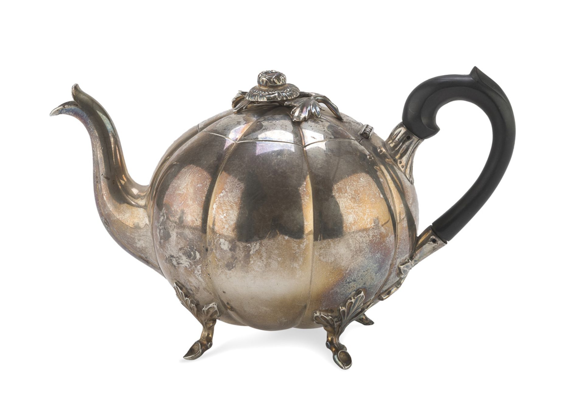SILVER TEAPOT - PUNCH AMSTERDAM LATE 19TH CENTURY