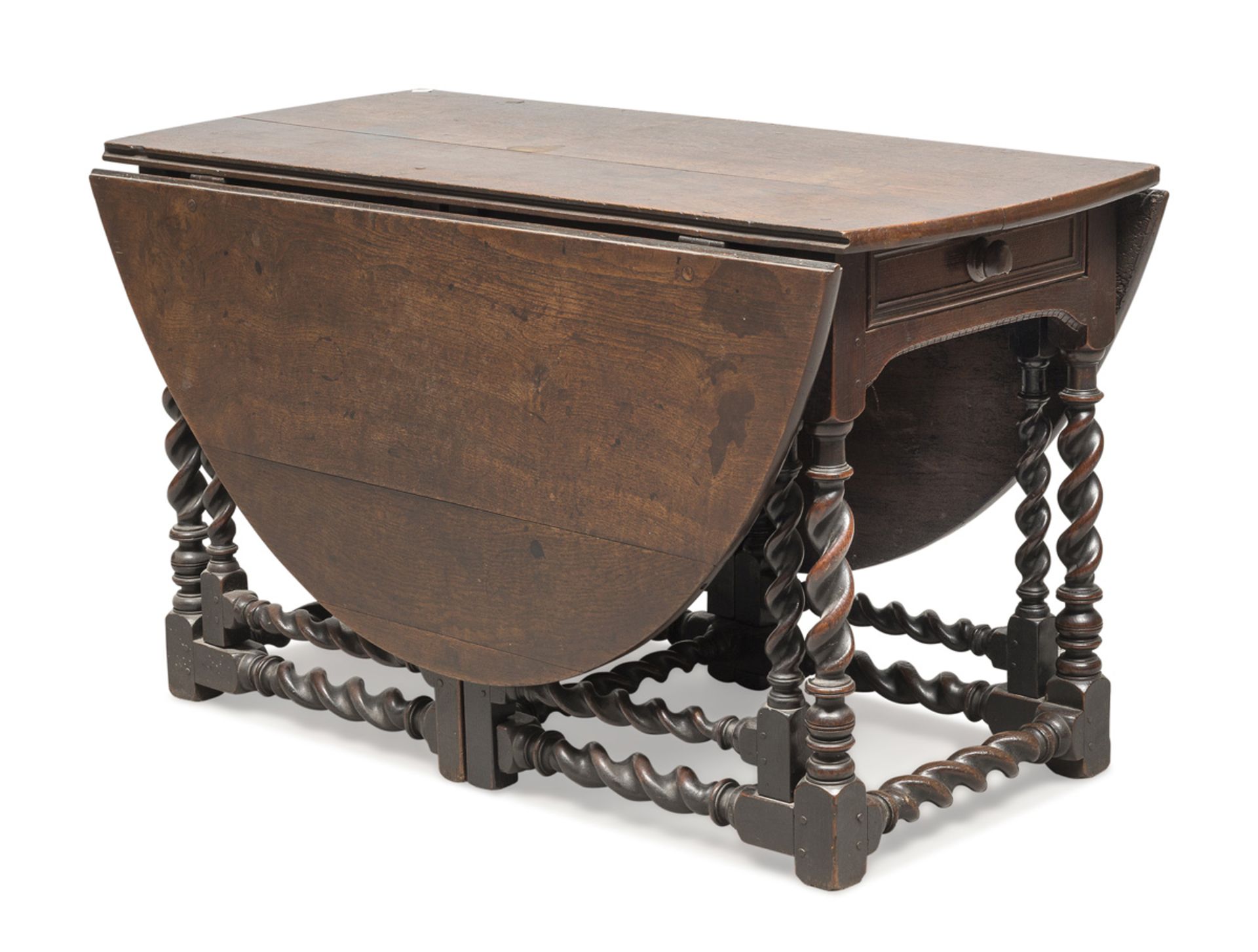 RARE DROP LEAF TABLE IN OAK - ENGLAND 18TH CENTURY