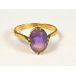 AMETHYST RING.