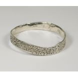 SILVER BANGLE.