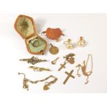GOLD BROOCHES ETC.