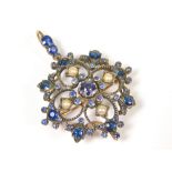 SAPPHIRE BROOCH.