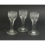 CORDIAL GLASSES.