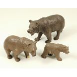 CARVED BEARS.