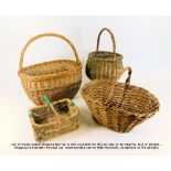 WICKER BASKETS.