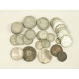 BRITISH SILVER COINS.