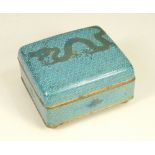 CLOISONNE BOX.