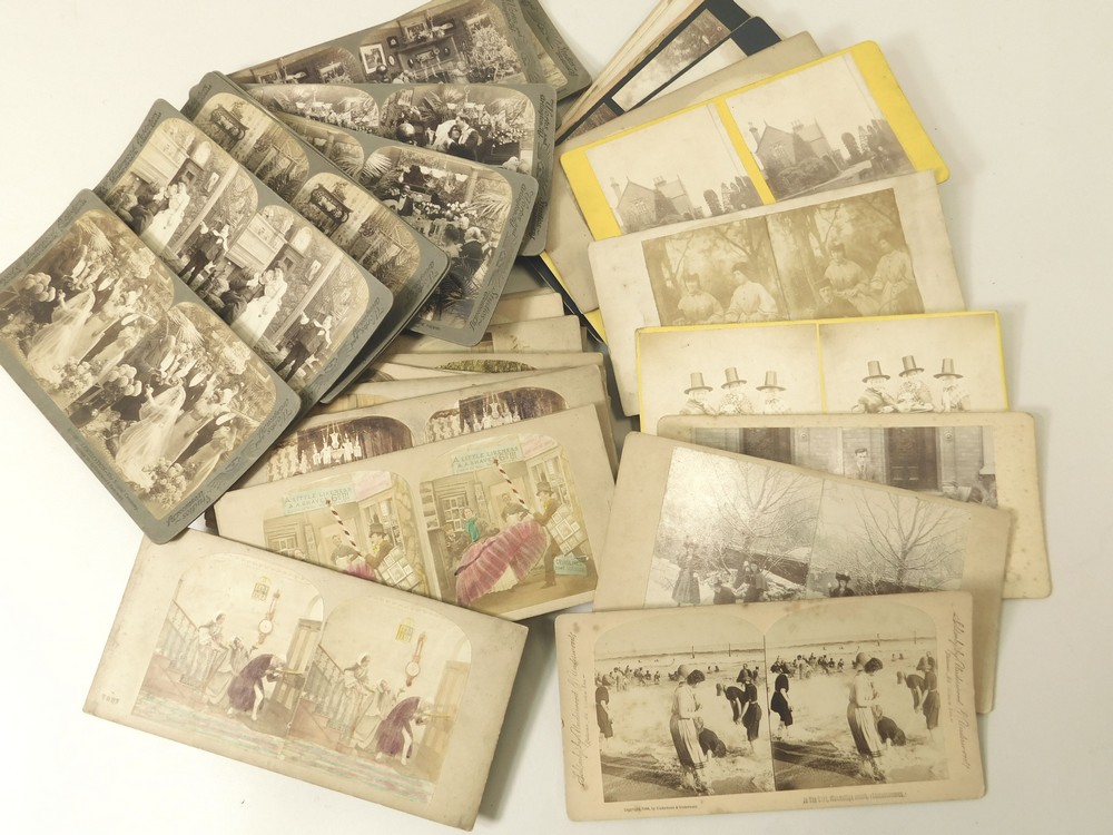 STEREOSCOPIC CARDS. - Image 2 of 2