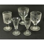 DRINKING GLASSES.