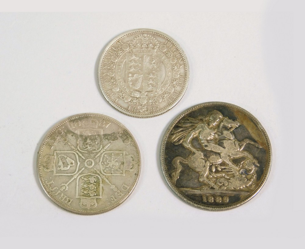 BRITISH SILVER COINS. - Image 3 of 3