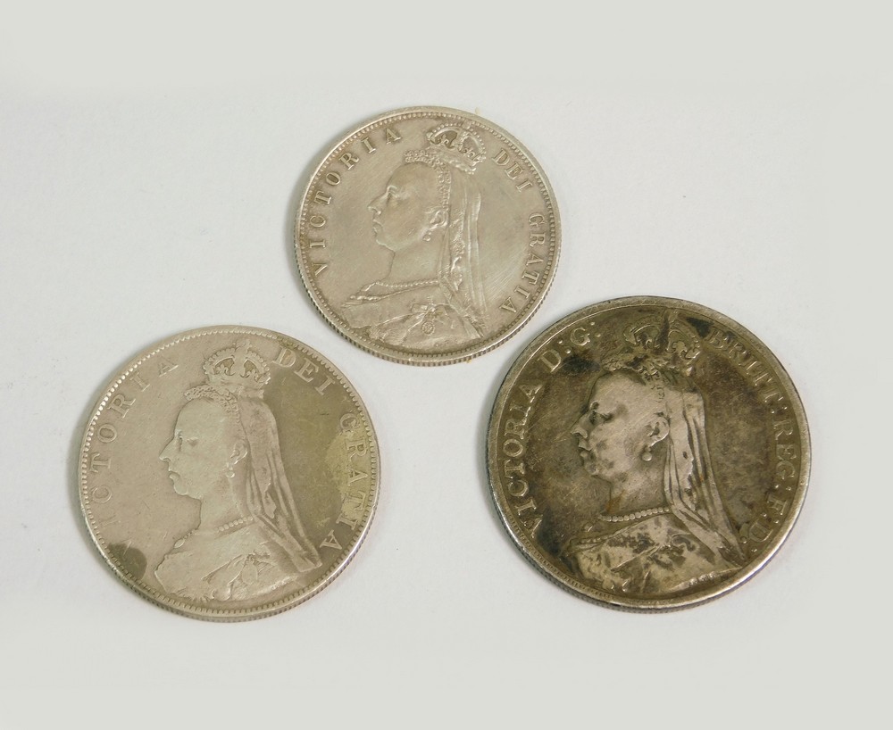 BRITISH SILVER COINS. - Image 2 of 3