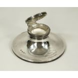 SILVER INKWELL.