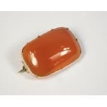 CARNELIAN BROOCH.