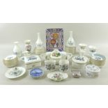 A large collection of modern Royal Worcester, Wedgwood and Coalport, including pin dishes, plates,