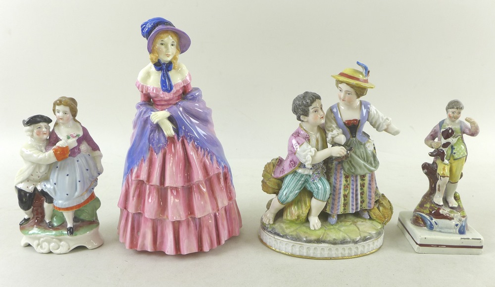 A group of English and Continental porcelain, 19th century and later, - Image 2 of 15