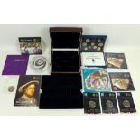 A collection of GB proof and uncirculated Royal Mint coins,