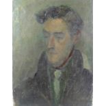 In the manner of the Bloomsbury Group: an unusual early 20th century portrait of a young gentleman,