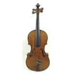 A late 19th century violin,