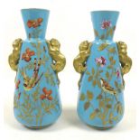 A pair of Royal Crown Derby vases, late 19th century,