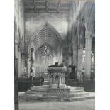 After George Vernon Clark, member of London Salon: group of eight monochrome prints of Boston Stump,