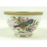 A Royal Worcester porcelain bowl, circa 1880,
