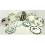 A group of decorative Royal Worcester plates,