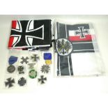 A collection of 20th century German medals comprising WWII pattern Iron Cross, 1st class, broad pin,