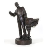 Nicholas Dimbleby (British, b. 1946): 'Duke Ellington, Maquette for Soho Square, 1:XX '98', a bronze