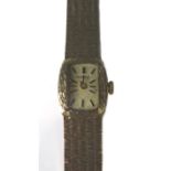 A 9ct gold Caravelle lady's wristwatch, ref 9067, circa 1970s