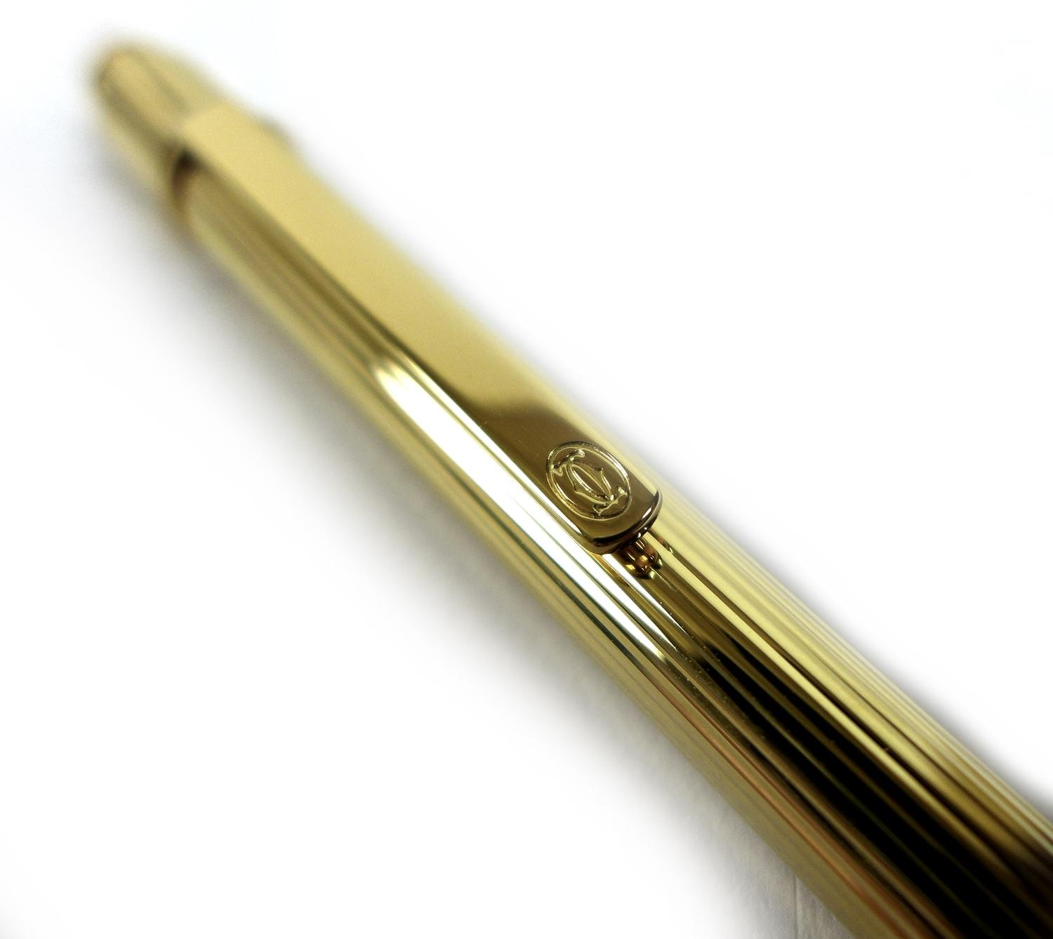 A Must de Cartier ballpoint pen and pencil set, composed of Stylo Mine Must II and Must II - Image 3 of 8