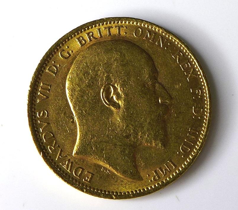 An Edward VII gold sovereign, 1903, Sydney, Australia, mint. - Image 2 of 2