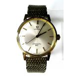 An Omega Seamaster 600 gentleman's gold plated wristwatch, ref 136.011