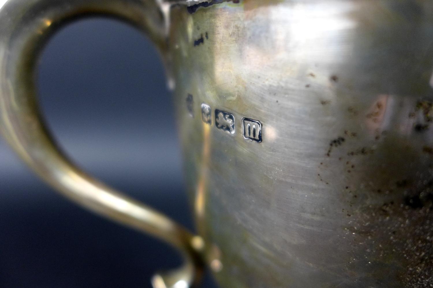 A George V silver twin handled trophy, engraved 'The Coleherne Cup, Two Miles Race for Ponies, - Image 4 of 5