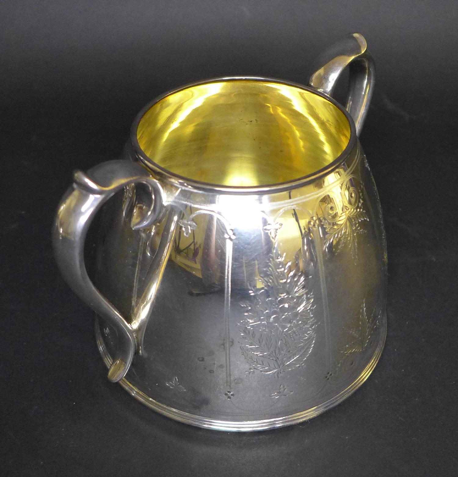 A five piece Elkington Silver plated tea and coffee service, of beehive form with foliate bright cut - Image 7 of 14